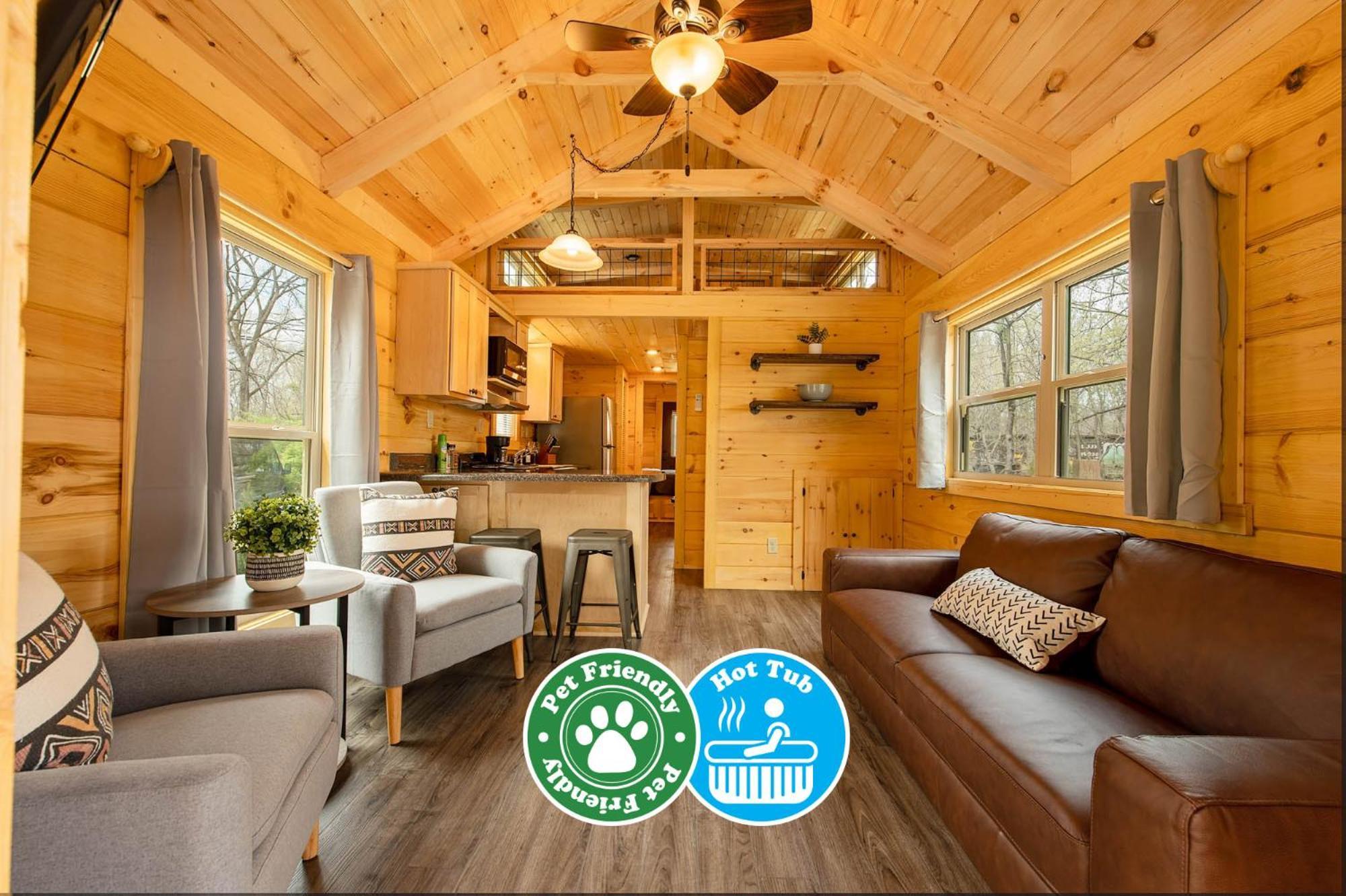 Meg Cabin Tiny Rustic Comfort On Lookout Mtn Chattanooga Esterno foto